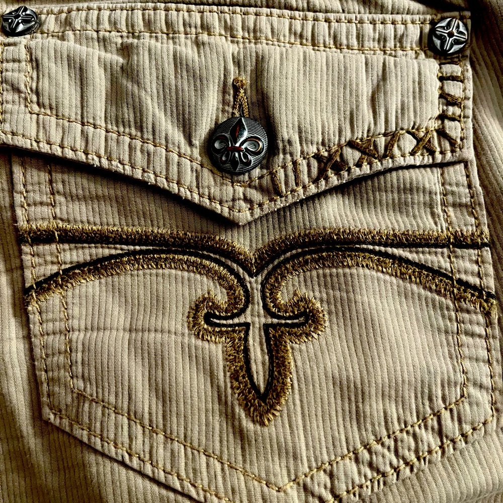 Rock Revival Cropped Cargos